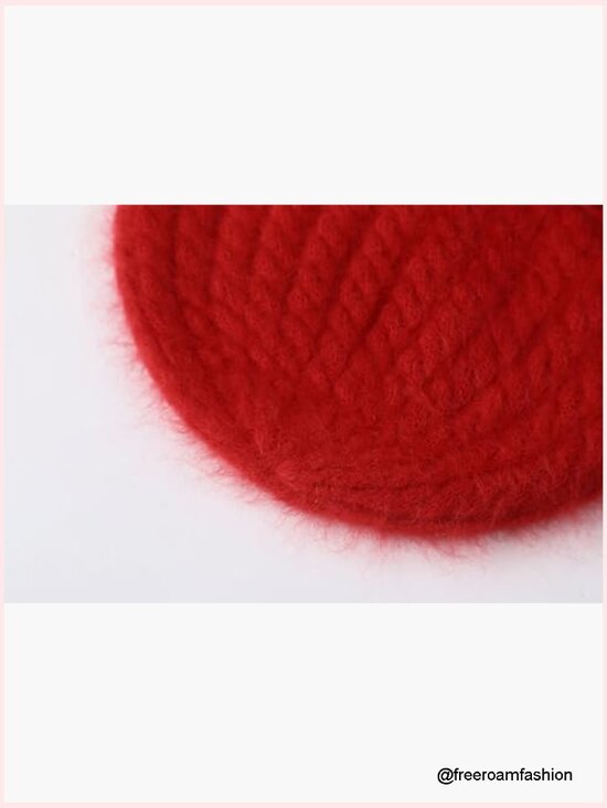 100% Pure Brushed Cashmere Beanie Skullies Cap Soft Lightweight Winter Hat